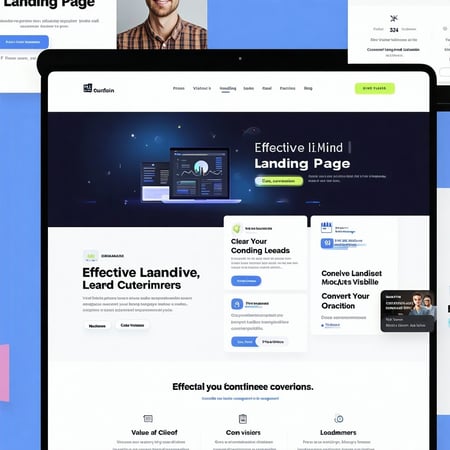 An effective landing page is a focused web page designed with a single goal in mind typically to convert visitors into leads or customers It features a clear and compelling headline that immediately communicates the value proposition engaging visuals